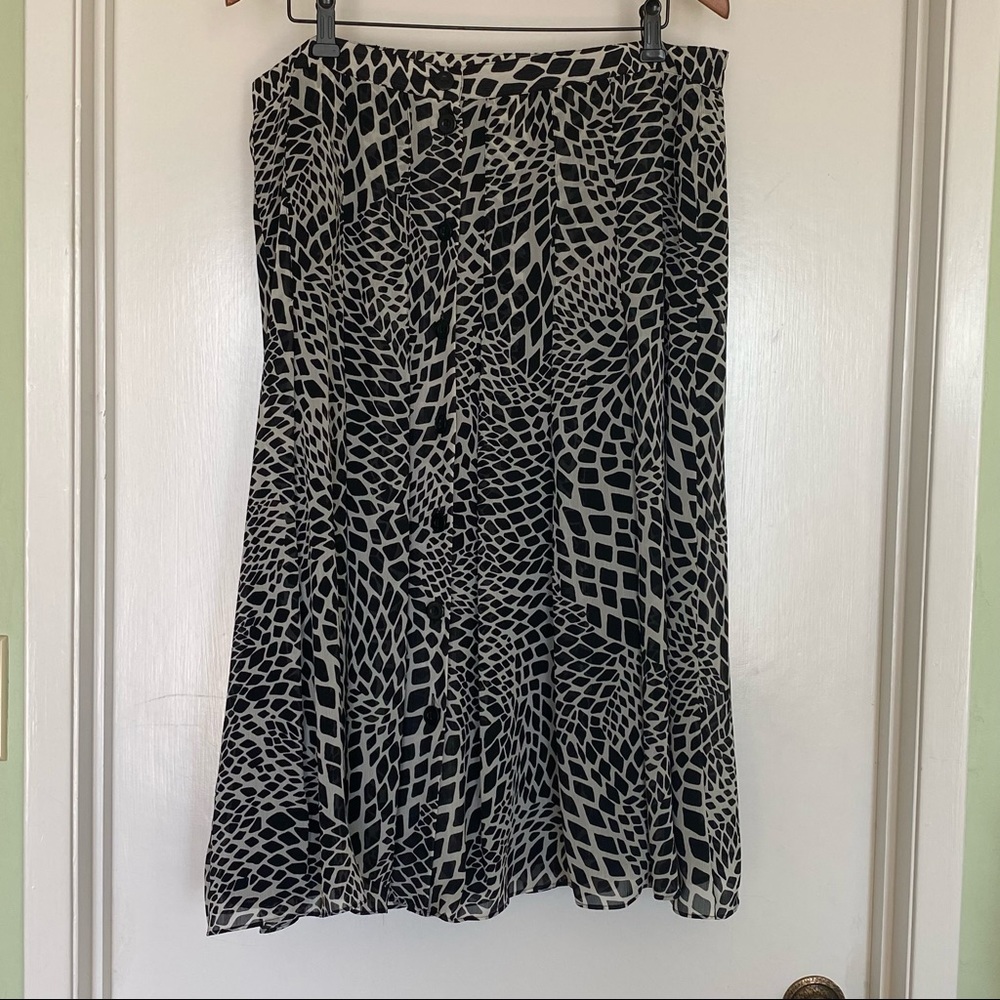 Emma James button front skirt
